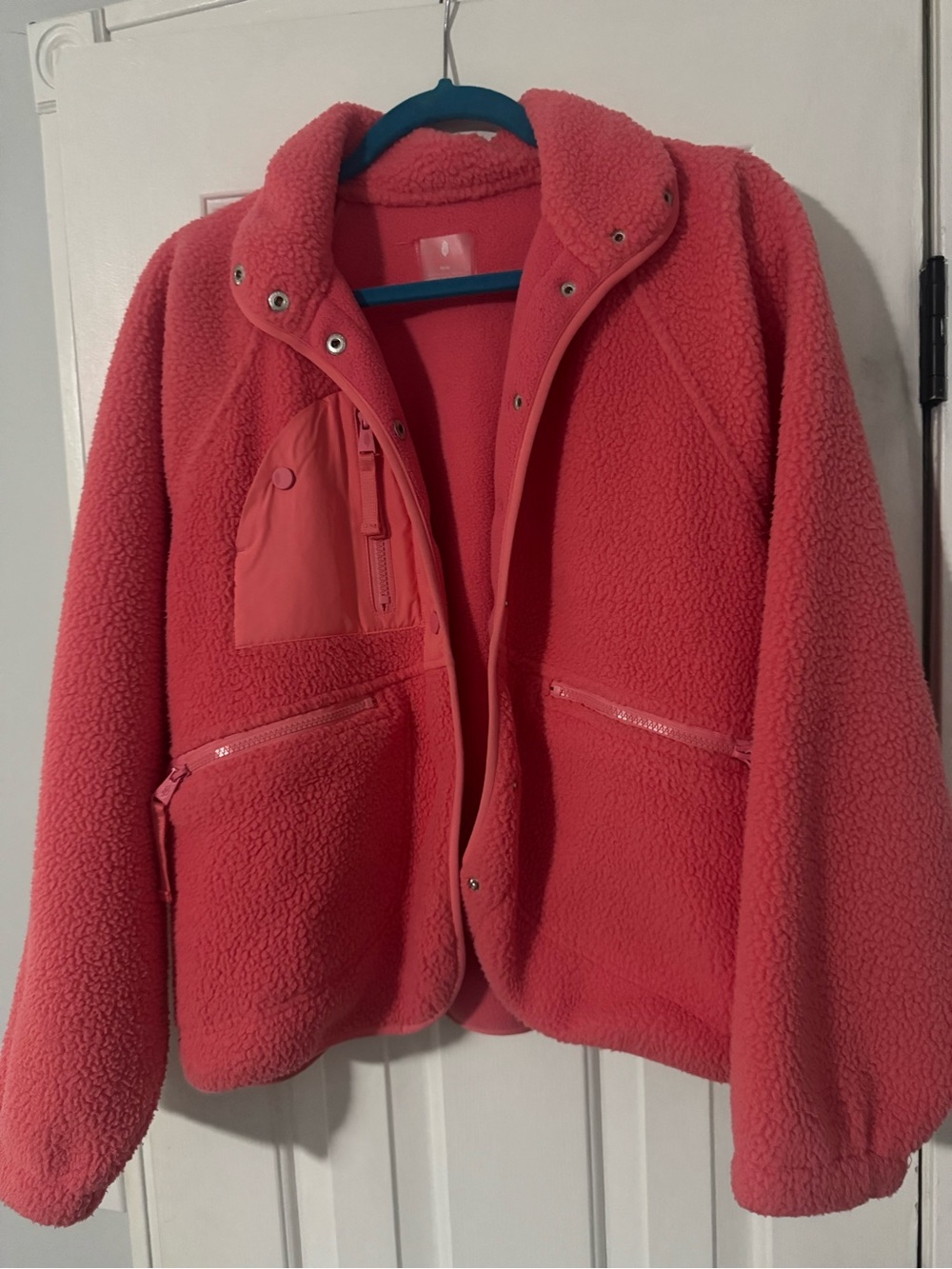 FP Movement by Free People Coral Teddy Fleece Jacket